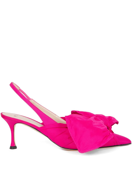  Nº21 Bow-embellished Slingback Pumps - Pink 