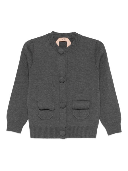  Nº21 Button-up Cardigan - Grey 