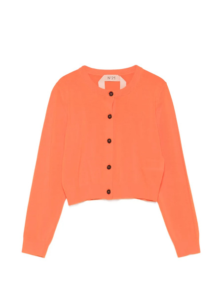  Nº21 Button-up Cardigan - Orange 