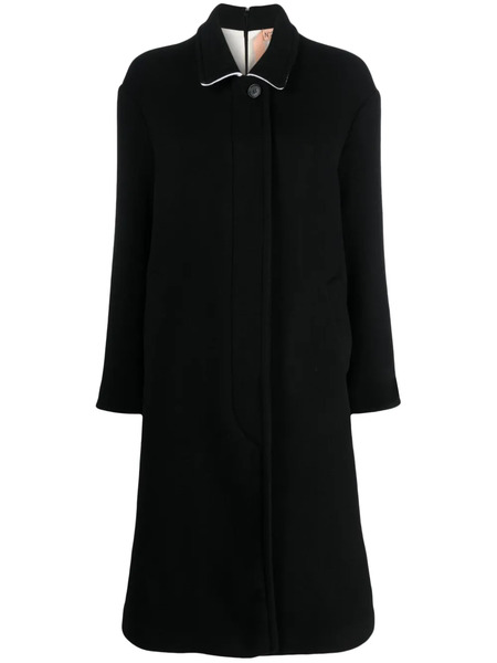  Nº21 Buttoned Coat - Black 