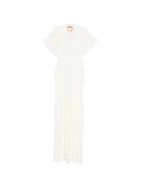  Nº21 Buttoned Dress - Neutrals 