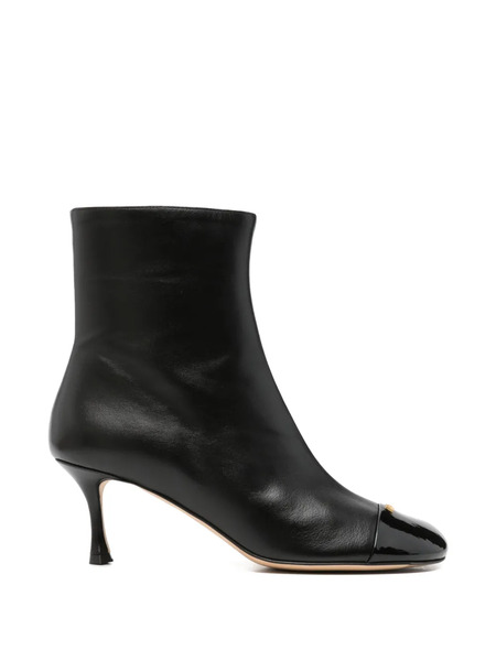 Nº21 Cap-toe Leather Boots - Black 