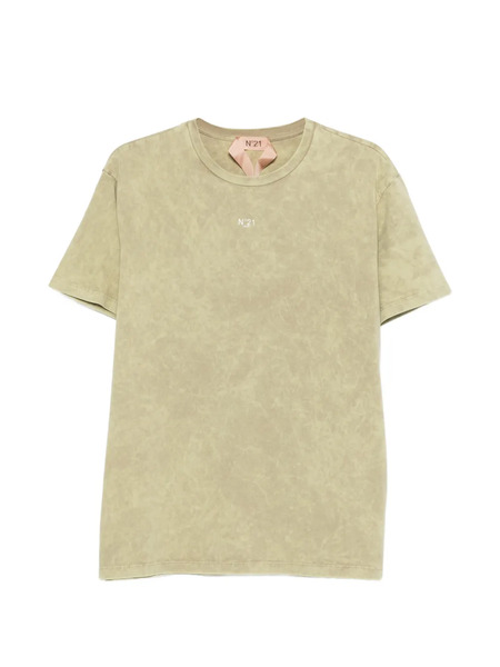  Nº21 Crewneck T-shirt - Neutrals 