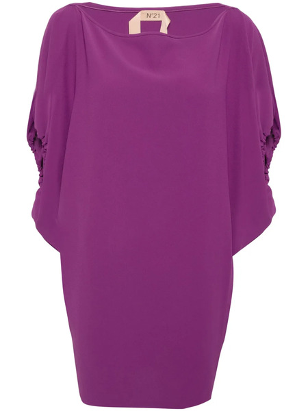  Nº21 Draped Mini Dress - Purple 