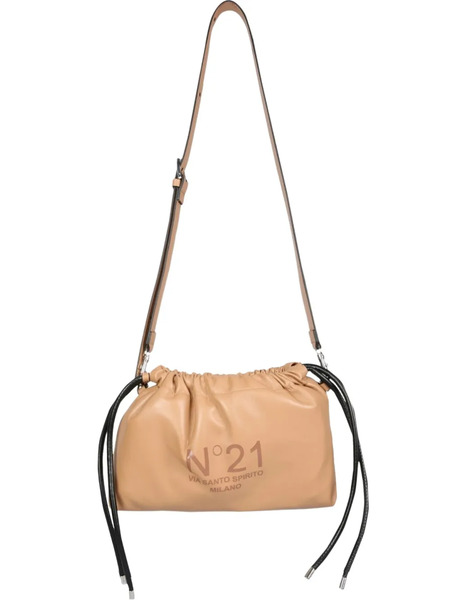  Nº21 Drawstring-top Shoulder Bag - Neutrals 