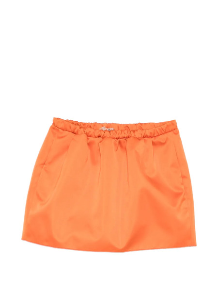  Nº21 Elasticated Woven Mini Skirt - Orange 