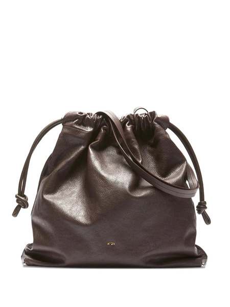  Nº21 Eva Drawstring Shoulder Bag - Brown 