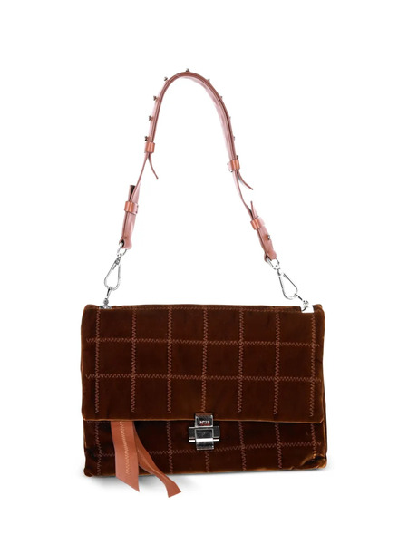  Nº21 Flap-closure Shoulder Bag - Brown 