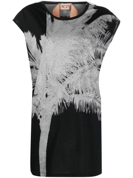  Nº21 Graphic-print Top - Black 