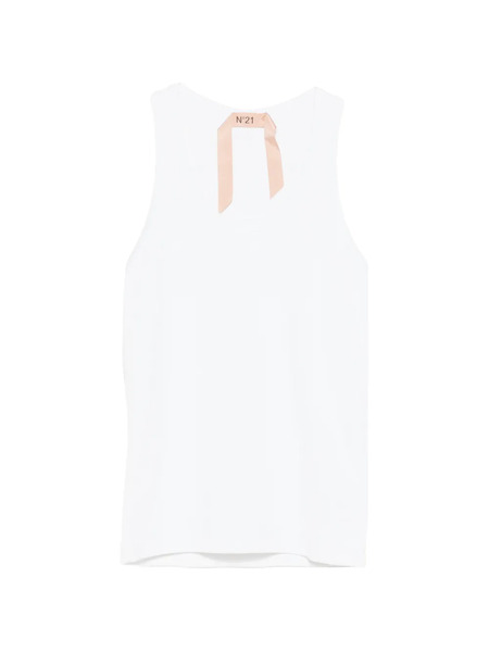  Nº21 Jersey Tank - White 