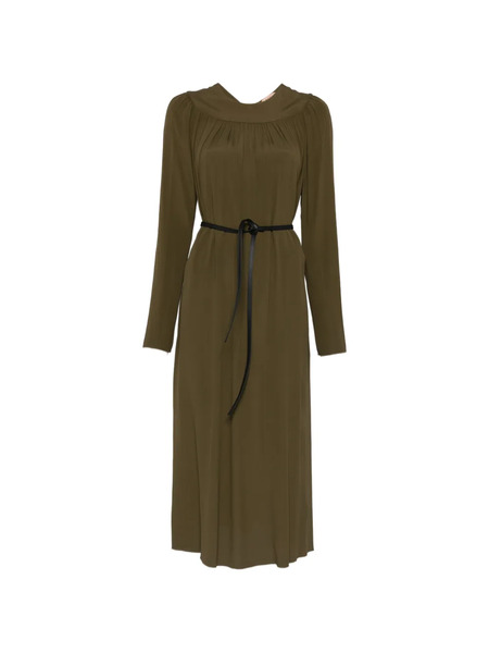  Nº21 Keyhole Midi Dress - Green 