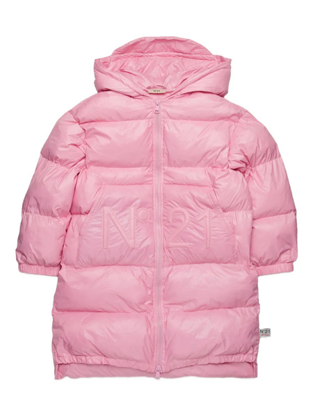  Nº21 Kids Logo-embossed Jacket - Pink 