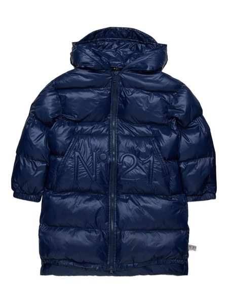  Nº21 Kids Logo Puffer Jacket - Blue 