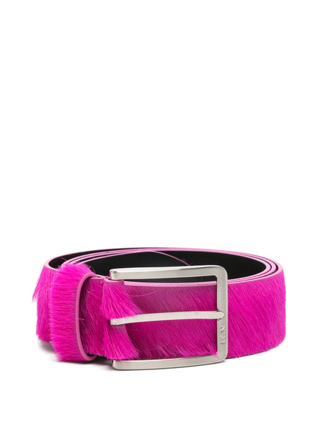  Nº21 Leather Buckle Belt - Pink 