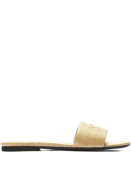  Nº21 Logo-embossed Sandals - Neutrals 