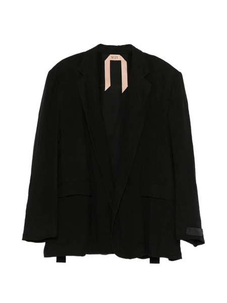  Nº21 Notched Lapel Blazer - Black 