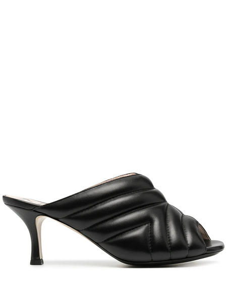  Nº21 Quilted Sandals - Black 