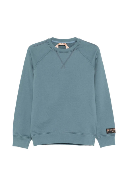  Nº21 Raglan Crewneck Sweatshirt - Blue 