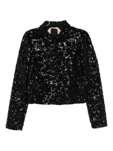  Nº21 Sequin Jacket - Black 
