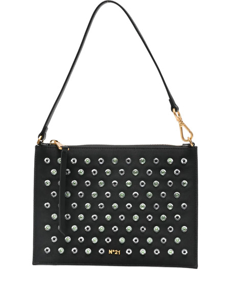  Nº21 Stud-embellished Shoulder Bag - Black 