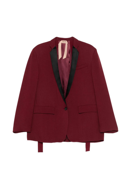  Nº21 Tuxedo Jacket - Red 