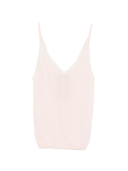  Nº21 V-neck Top - Pink 