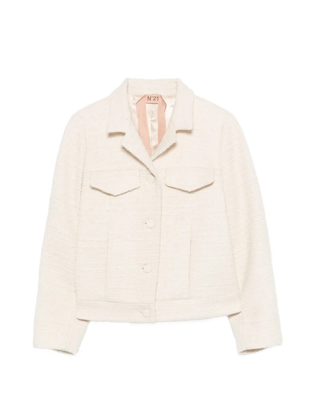  Nº21 Woven Pocket Jacket - Neutrals 