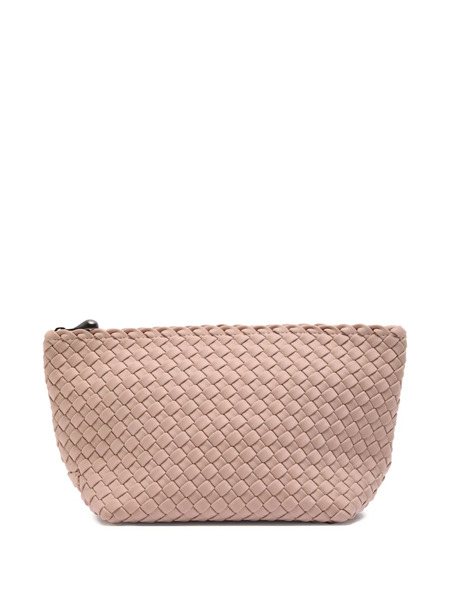  Naghedi Medium Portofino Woven Makeup Case - Neutrals 