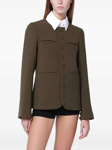  Namacheko Button Single-breasted Jacket - Green 