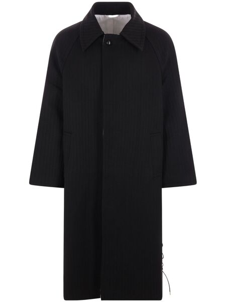  Namacheko Wool Single-breasted Coat - Black 