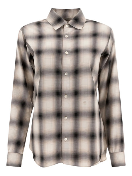  Nanamica Checked-pattern Shirt - Neutrals 