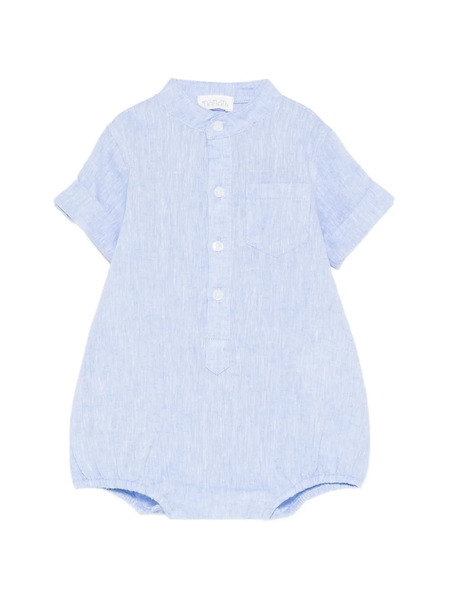  Nanan Buttoned Romper - Blue 