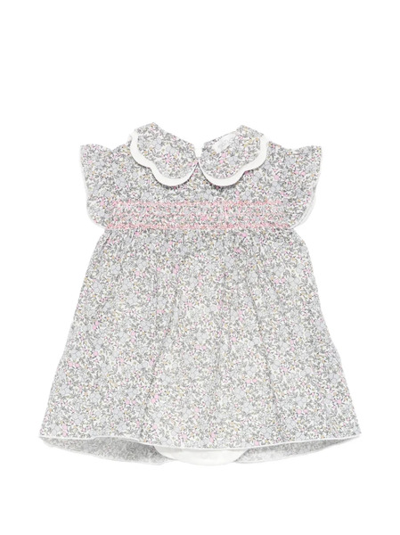  Nanan Floral-patterned Dress - Grey 