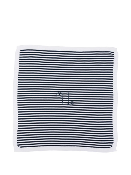  Nanan Striped Blanket - Blue 