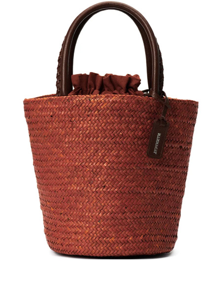  Nannacay Straw Tote Bag - Brown 