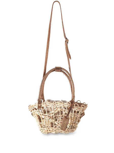  Nannacay Venus P Interwoven Tote Bag - Neutrals 