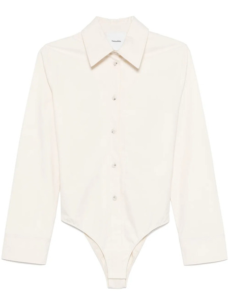  Nanushka Aliska Bodysuit - Neutrals 