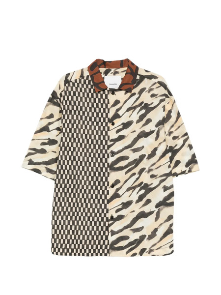  Nanushka Anwell Patterned Shirt - Neutrals 