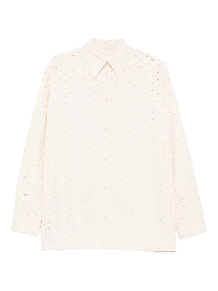  Nanushka Cut-out Collared Shirt - Neutrals 