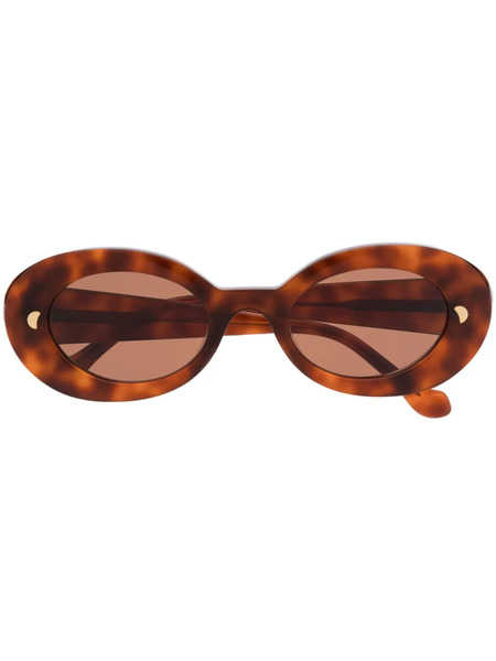  Nanushka Giva Tortoiseshell-effect Sunglasses - Brown 