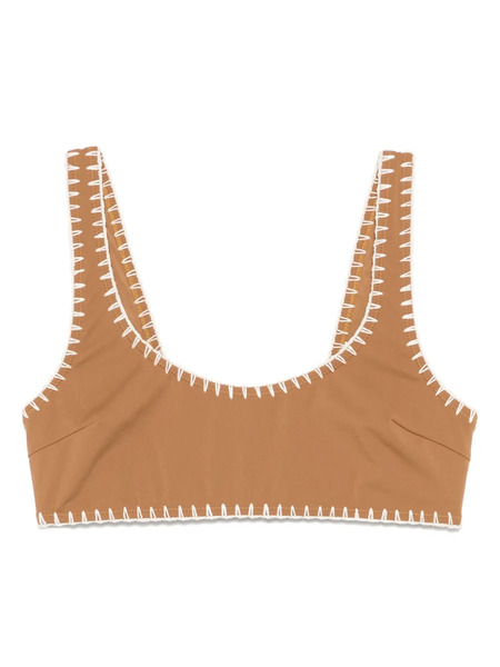  Nanushka Malti Bikini Top - Brown 
