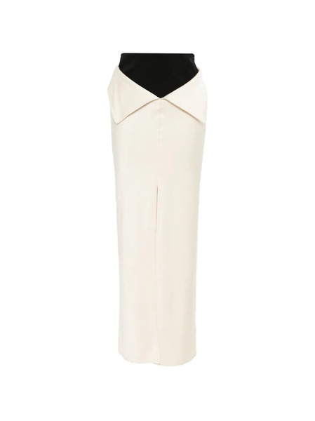  Nanushka Split Front Long Skirt - Neutrals 