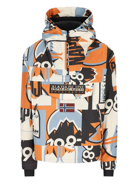  Napapijri Logo-patch Hoodie - Neutrals 