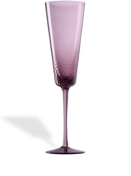  Nasonmoretti Gigolo Flute Glass - Purple 