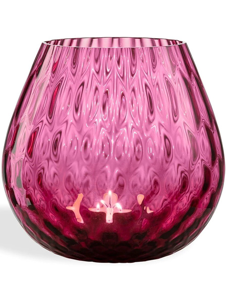  Nasonmoretti Glass Candle Holder - Pink 