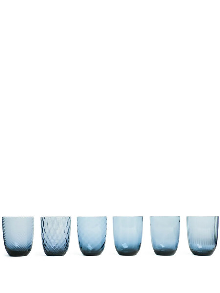  Nasonmoretti Idra Water Glasses (set Of 6) - Blue 