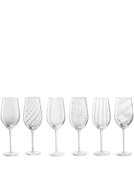  Nasonmoretti Tolomeo Water Glass (set Of Six) - Neutrals 