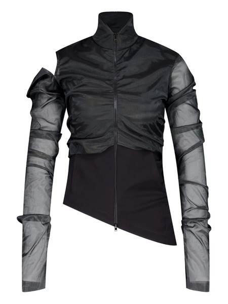  Natasha Zinko Front-zip Jacket - Black 