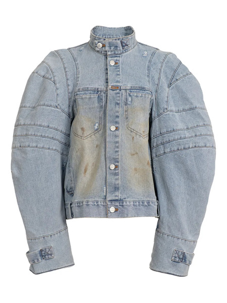  Natasha Zinko Logo-patch Jacket - Blue 