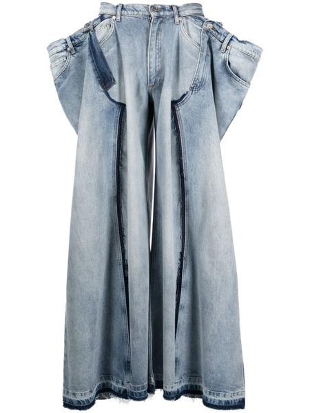  Natasha Zinko Split Double Jeans - Blue 